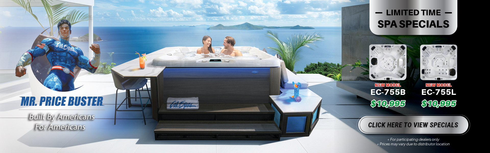 Calspas hot tub being used in a family setting - Henderson