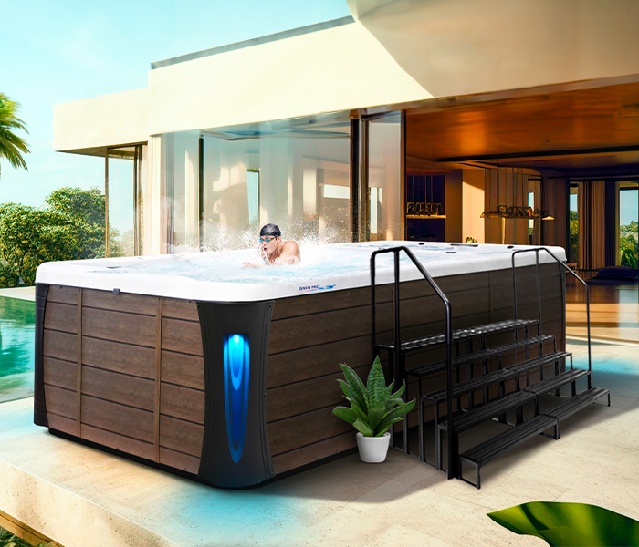 Calspas hot tub being used in a family setting - Henderson